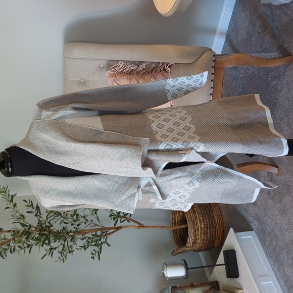 Evolution by Cyrus Waterfall Open Sweater - Picture 1 of 8